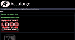Desktop Screenshot of accuforge.com