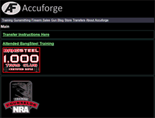 Tablet Screenshot of accuforge.com
